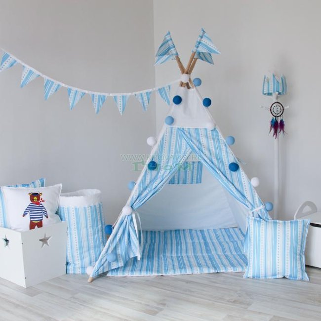 Большой вигвам Blue Stripes, Арт. vv010908