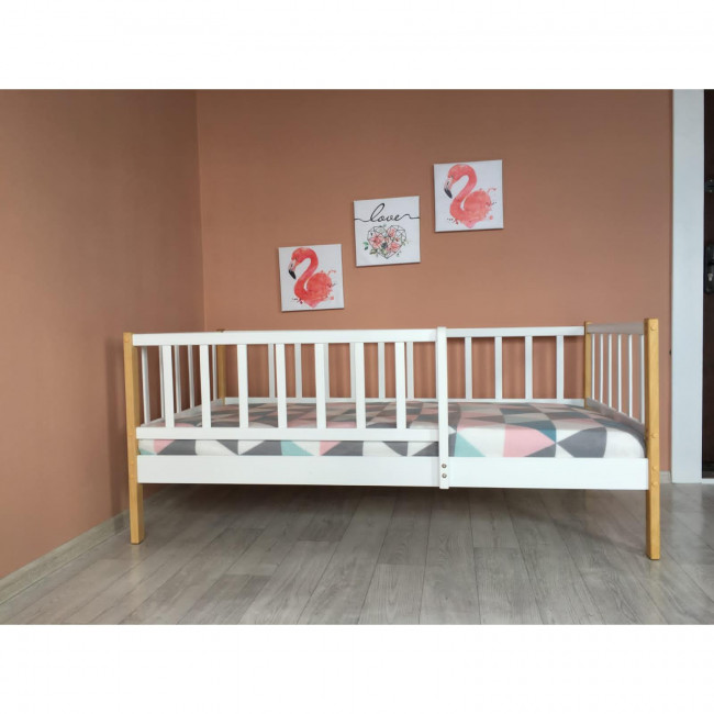 Кровать MALIKA GLORIA 160х80 белый-бук Кровать MALIKA GLORIA 160х80 белый-бук