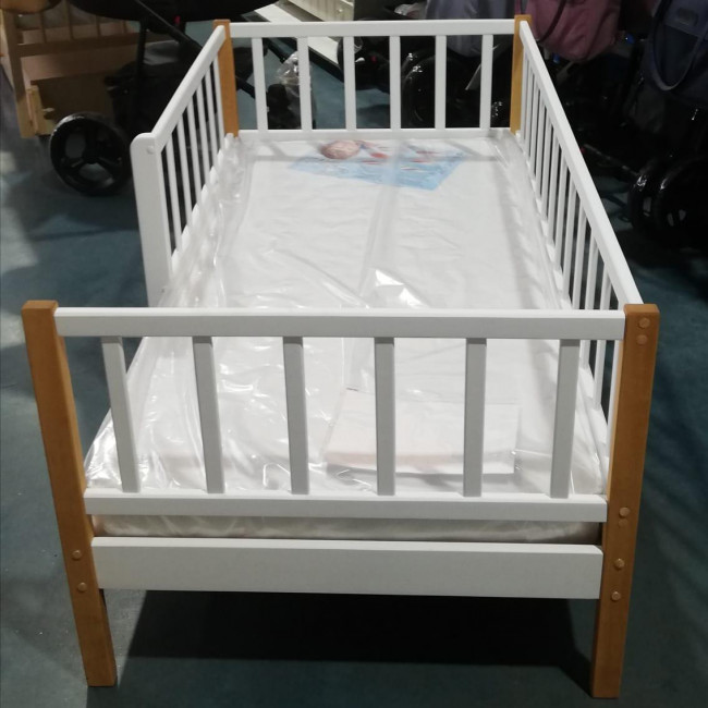 Кровать MALIKA GLORIA 160х80 белый-бук Кровать MALIKA GLORIA 160х80 белый-бук